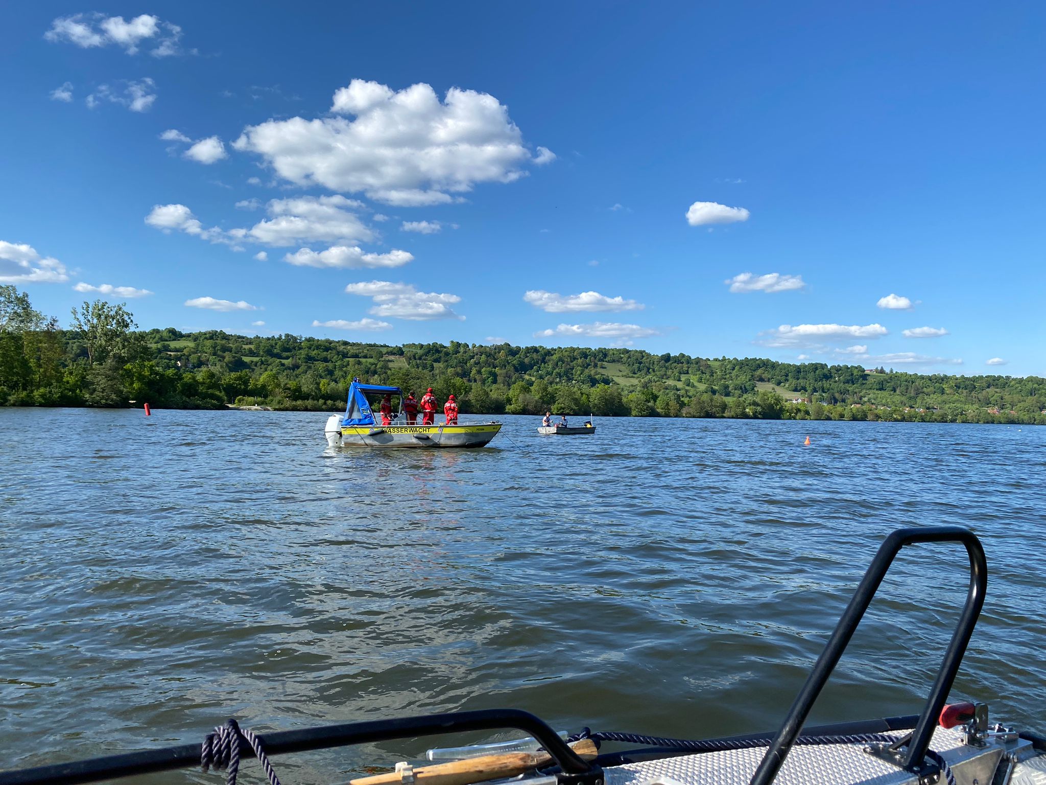 Tauchgang in der Donau
