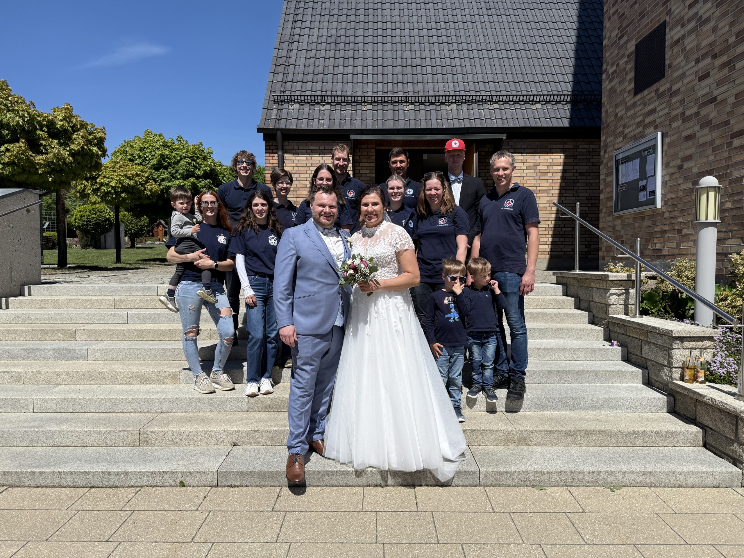 Wir gratulieren dem Hochzeitspaar