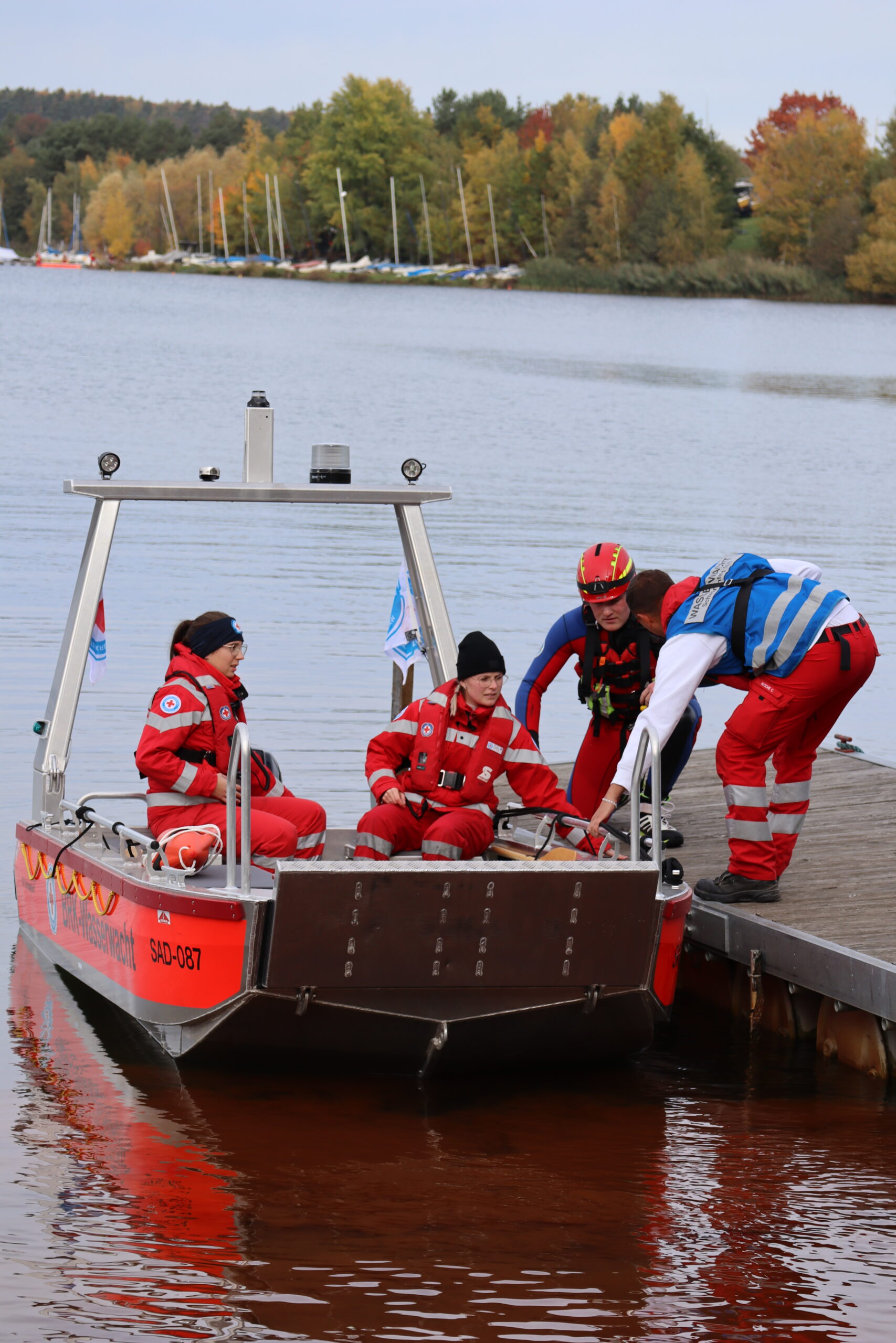 SEG-Übung am Steinberger See
