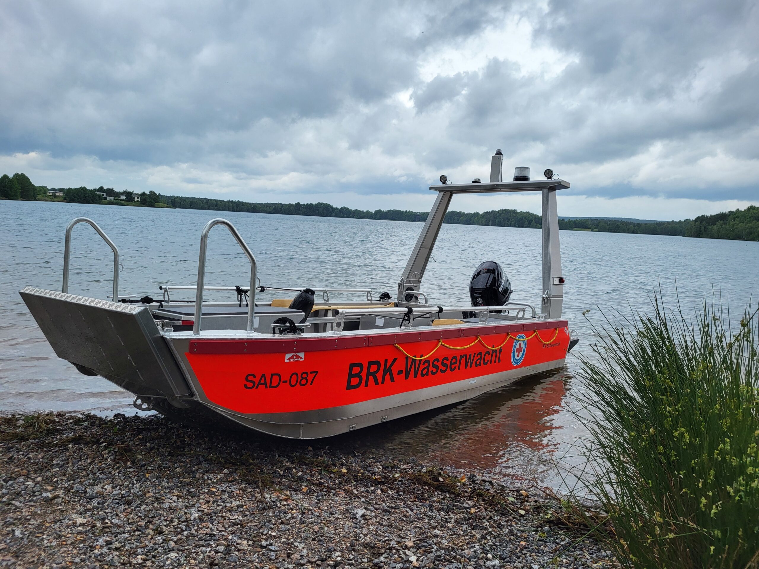 Neues Motorrettungsboot