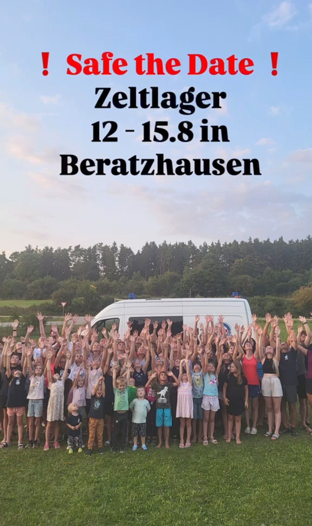 Zeltlager 2026 => safe the date !